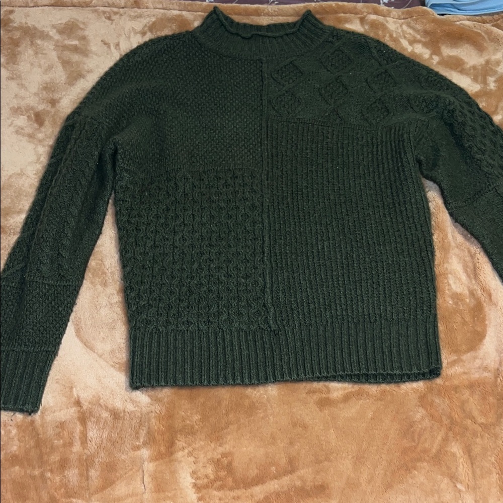 American Eagle Outfitters Forest Knit Sweater